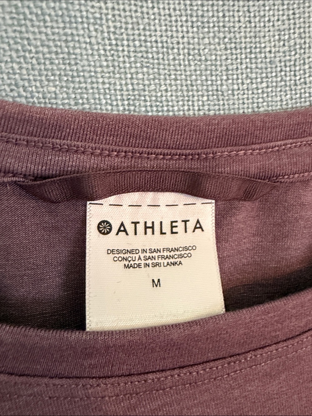 Athleta Mauve Short Sleeve Tee - Picture 2 of 5